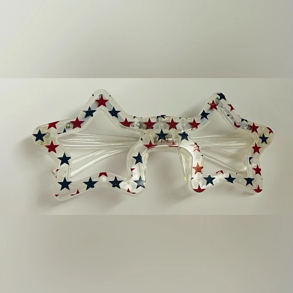 New Patriotic Star Shaped Sunglasses Boys Girls Unisex